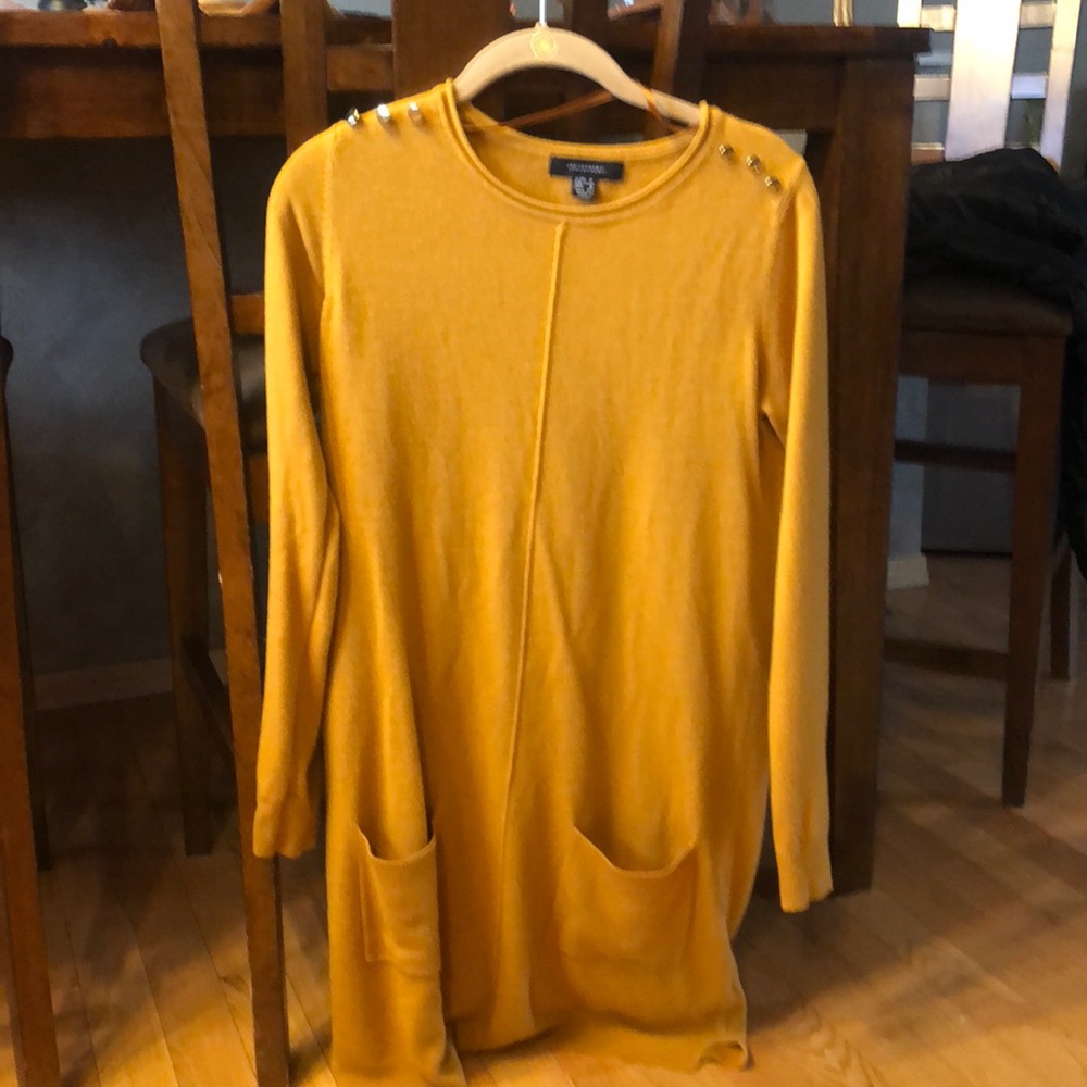 Atmosphere dress. Mustard colored, size 6